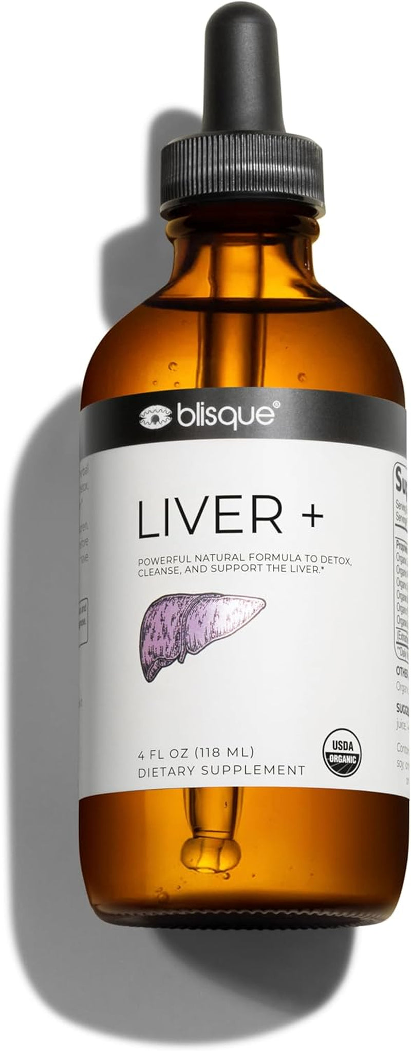 Organic Liver Support Complex Supplement to Detox, Cleanse, and Repair the Liver | Doctor-Approved | Natural Ingredients | Milk Thistle and 