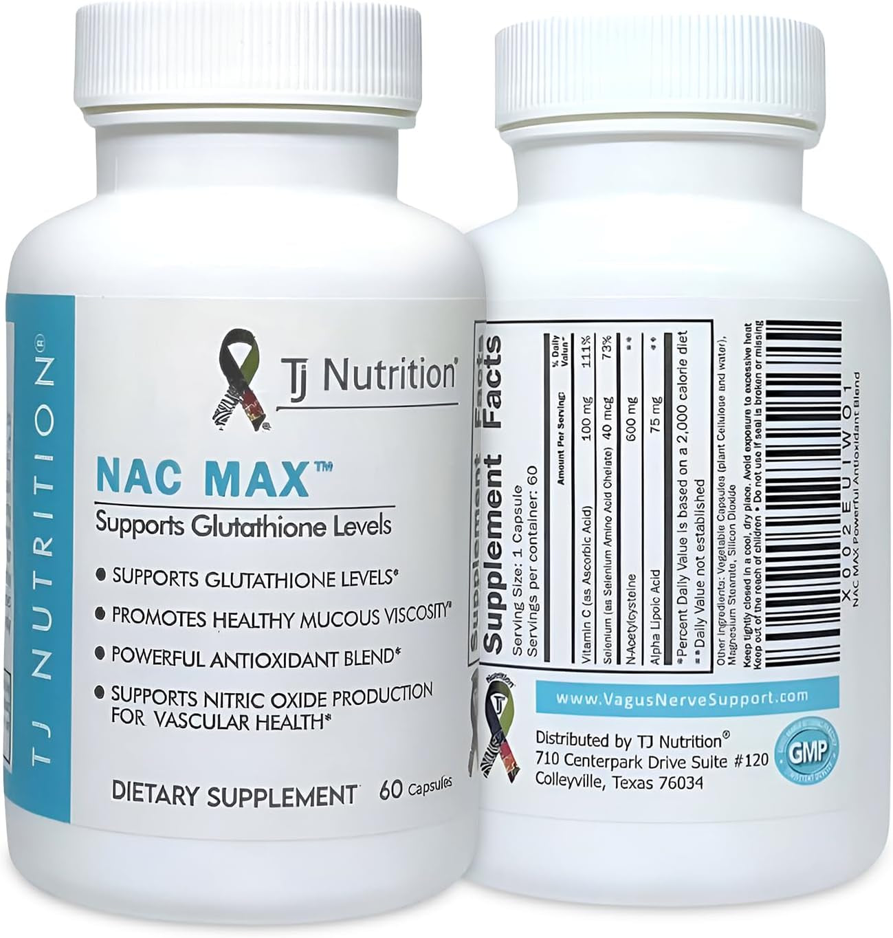 NAC MAX - the N-Acetylcysteine Blend - Supports Immune System - Respiratory Health - Liver Health - Better than NAC Alone 