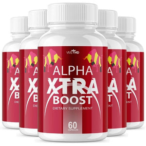 Alpha Xtra Boost Dietary Supplement - Official Formula (5 Pack)