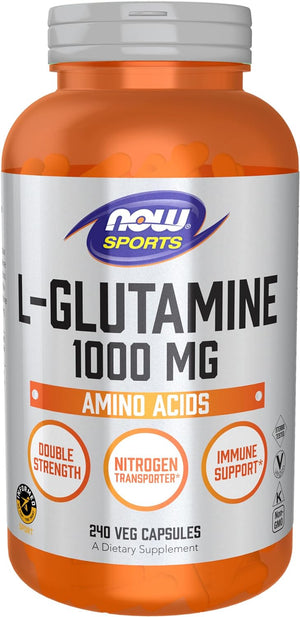 L-Glutamine, Double Strength 1000 Mg - 240 Veg Capsules