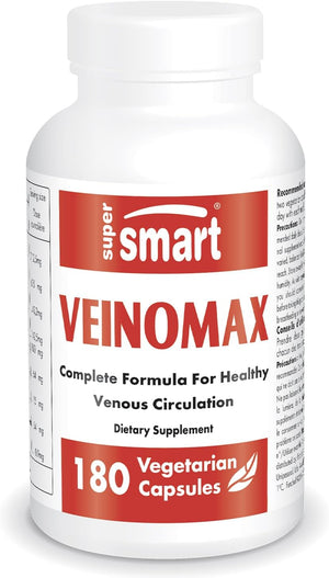 '- Veinomax (Advanced Complex) - with Diosmin, Hesperidin, Horse Chestnut, Vitexin - Veins Supplement | Non-Gmo & Gluten Free - 180 Vegetarian Capsules