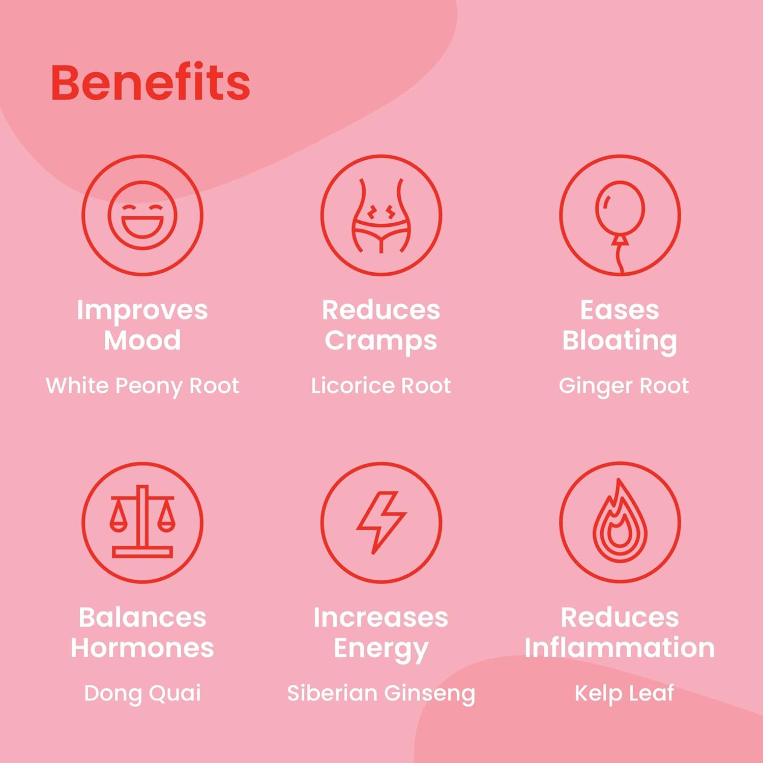 Hertime PMS - Hormone Balance for Women - PMS & Menstrual Relief - with Minerals, Peony Roots, Siberian Ginseng - Supplement for Women - 15 Drink Packets - Sugar Free - Juicy Peach