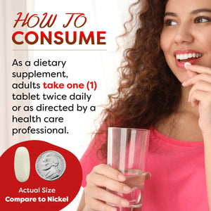 L-Arginine L-Citruline Complex Tablets, 250 Count