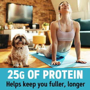 GNC Total Lean | Lean Shake 25 Protein Powder | High-Protein Meal Replacement Shake | Banana | 16 Servings