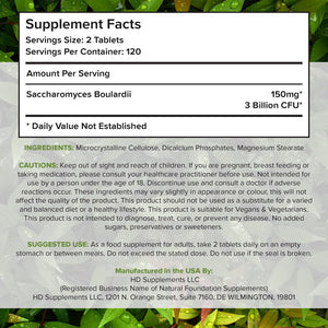 Lactobacillus Rhamnosus Probiotic Supplement 240 Tablets 3 Billion CFU Probiotics for Men & Women Supports Intestinal Digestive & Gut Health Made in the USA (240, Lactobacillus Rhamnosus)