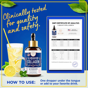 Liquid Biotin for Hair Growth Collagen - Biotin Liquid 10,000Mcg Collagen 5,000Mcg Extra Strength Liquid - Liquid Collagen and Biotin Drops for Hair Growth - Biotin and Collagen Drops for Women - 2Oz