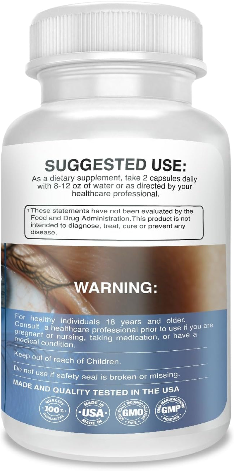 Perfect Vision AREDS2 Inspired Formula - Enhance Vision Supplement - Lutein Zeaxanthin Vision Complex (60 Eye Capsules)