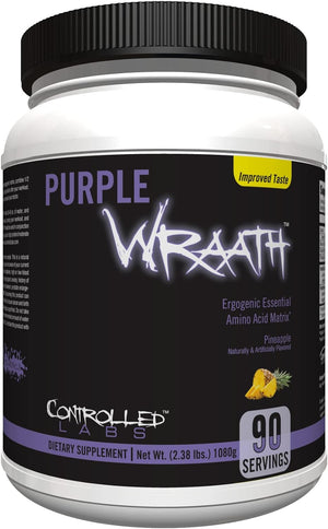 CONTROLLED LABS Purple Wraath 90 Serving Juicy Grape, 2.5 Pound