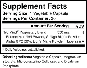 '- Natural Cognitive Enhancement Supplement - Non-Gmo, Vegan, Gluten-Free