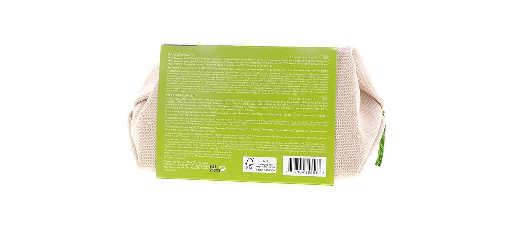 Origins Best Sellers Set for Women - 5 Pc 1Oz Checks Face Wash, 3.8Oz Lotion, 0.5Oz Clear Charcoal Face Mask,1.62Oz Serum, 1.69Oz Moisturizer