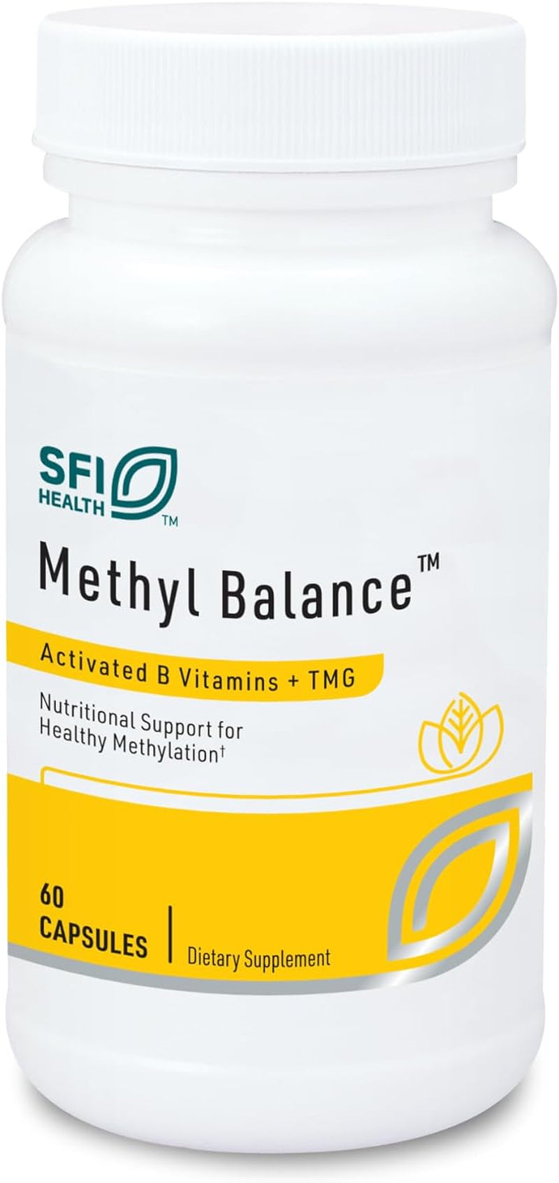 Klaire Labs Methyl Balance - Metabolism & Methylation Support with Active Folate, B2, B12, B6 & TMG - B Vitamins & Folate to Help Support Cognitive & 