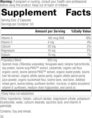 Standard Process Allerplex - Lung Health Support Supplement - Dietary Supplement with Vitamin a & Pneumotrophin PMG - Support Healthy Mucous Membranes - Supports Seasonal Challenges - 150 Capsules