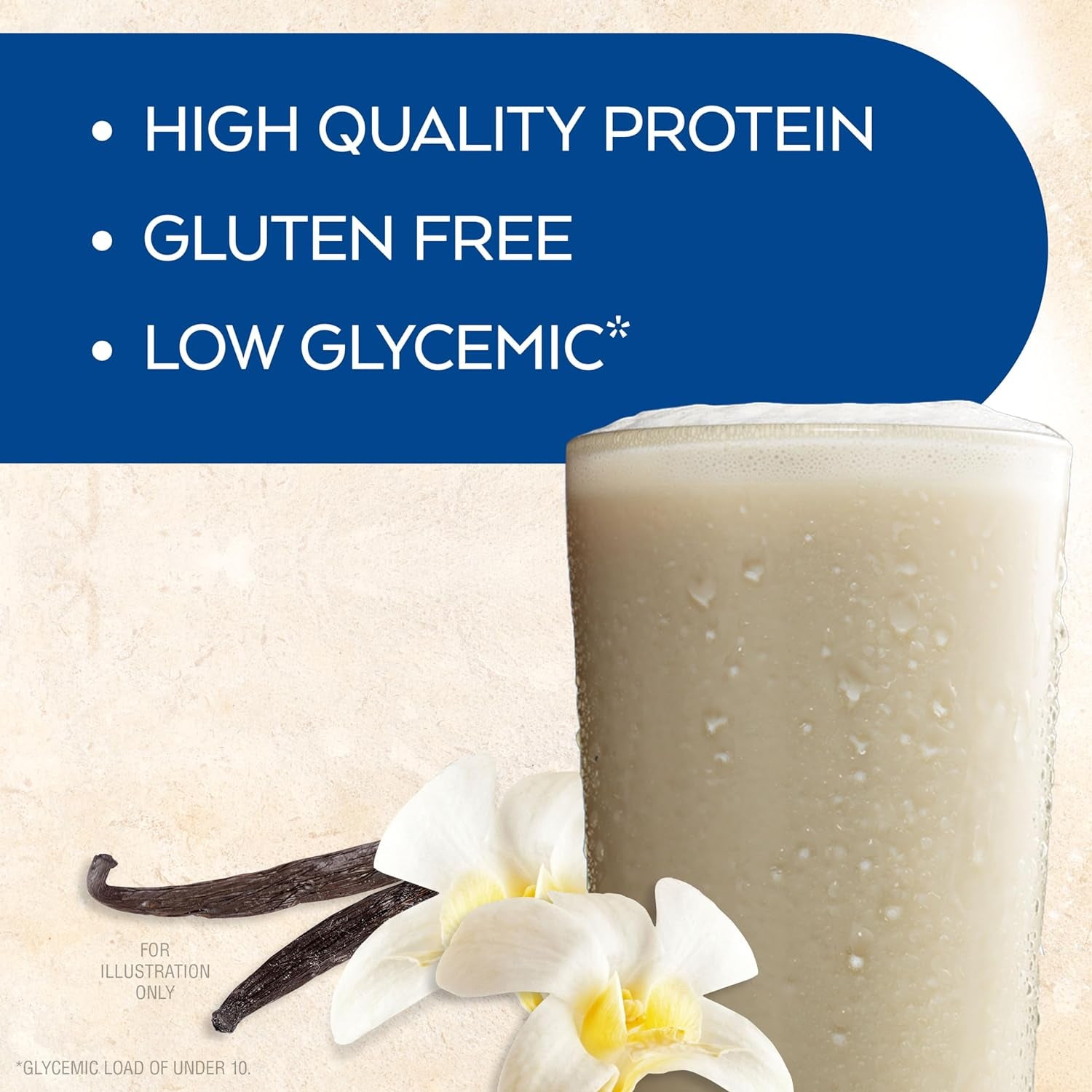 Atkins Creamy Vanilla plus Protein Shake, 30G Protein, 7G Fiber, 1G Net Carb, 1G Sugar, Keto Friendly, Low Carb, High Protein Drink, 12 Count