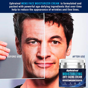 Face Moisturizer Cream with Retinol Anti-Aging: Men'S Face Firming Cream with Collagen - anti Wrinkle Facial Moisturizer Cream - Hyaluronic Acid for Mens Dry Skin Day & Night 1.7 Fl Oz
