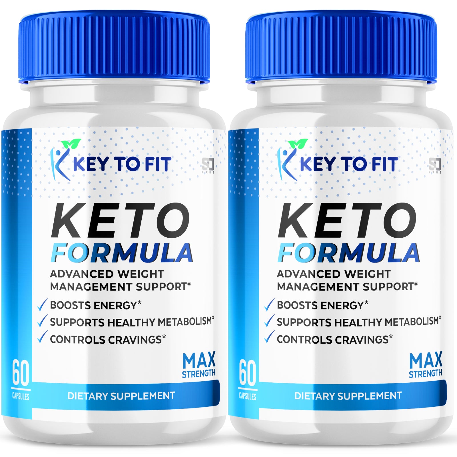 Key to Fit Advanced Keto Capsules - Weight Management and Energy Boost (2 Pack)