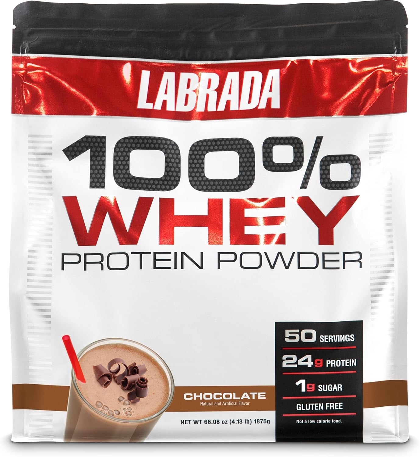 Labrada 100% Whey Protein, Vanilla, 4.13 Pound 