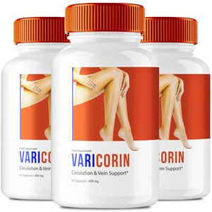 (3 Pack) Varicorin Capsules Varicorin Blood Formula Support Pills (180 Capsules) 