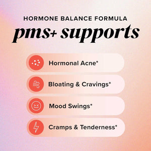 PMS Support Supplement for Women with PMS Relief | Hormone Balance & Period Relief, Chasteberry Supplements for Hormonal Acne | Microbeadlets with Dong Quai, Cranberry & Vitamin B6 | Non-Gmo 30Ct