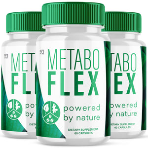 (3 Pack) Metaboflex, Metabo Flex Weight Loss & Fat Burn Capsules (180 Capsules)