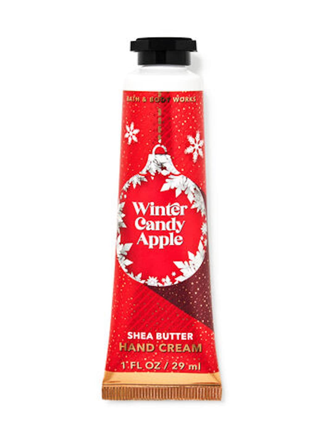 Bath & Body Works Winter Candy Apple Shea Butter Travel Size Hand Cream (Winter Candy Apple), 1 Fl Oz (Pack of 1), 1.0 Ounces, 1.0 Fl Oz, Pack of 1 