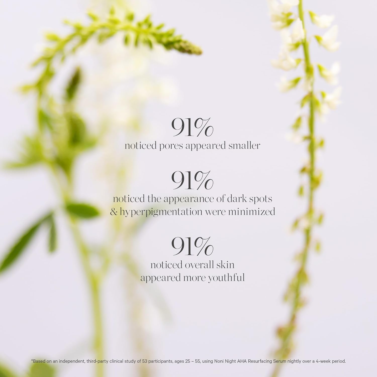 KORA Organics Noni Night AHA Resurfacing Serum | Smooth & Refine | Certified Organic | Cruelty Free | 1.01 Fl Oz