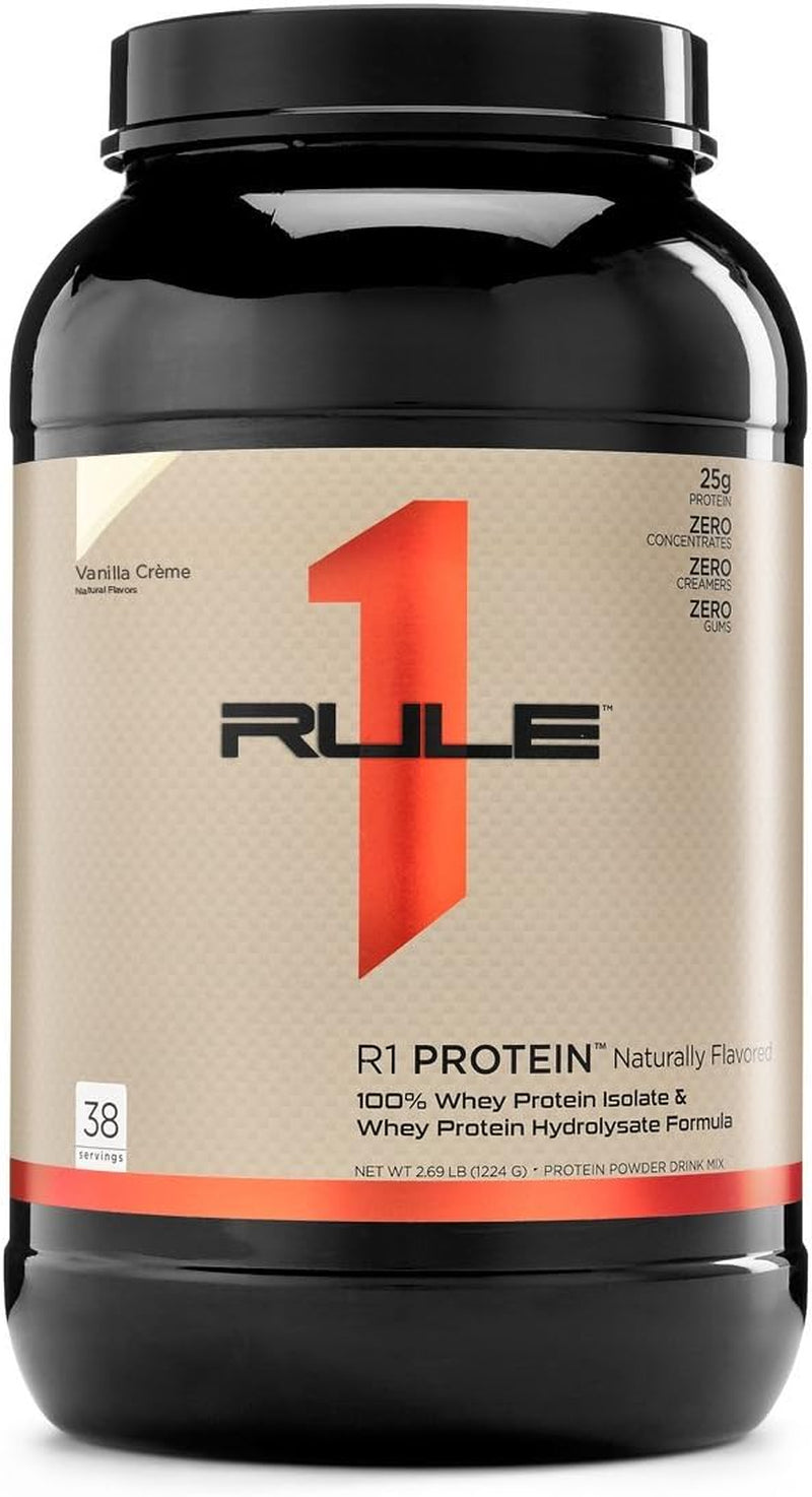 R1 Protein 38 Serv Vanilla Creme Naturally Flavored, 2.46 Pound