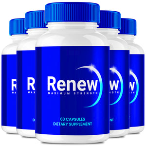(5 Pack) Renew Keto Capsules Supplements for Weight Management (300 Capsules) 