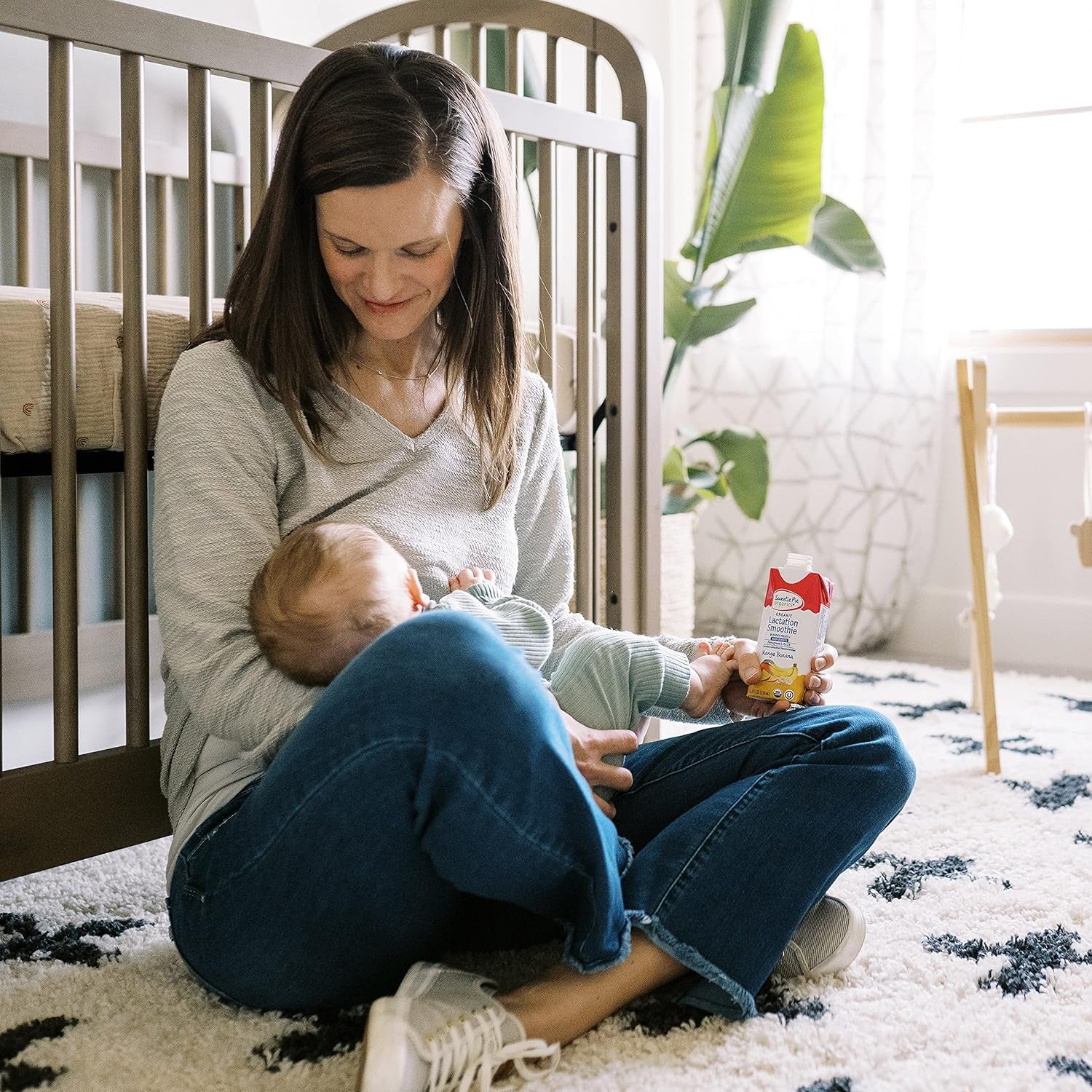 Lactation Smoothie, Mango Banana, Supports Breastmilk Production for Nursing and Pumping - No Artificial Sweeteners, Flavors or Dyes – 4 Pack