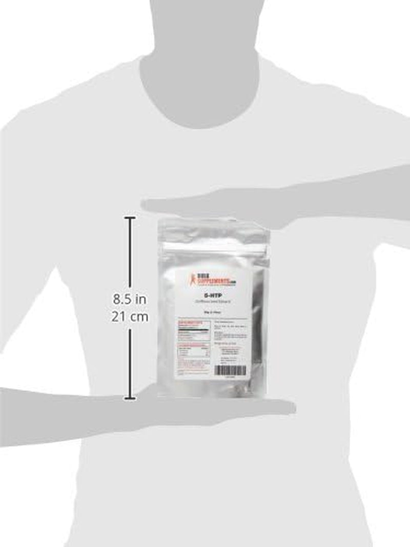 Bulksupplements.Com 5-HTP Powder - 5-Hydroxytryptophan, 5 HTP Supplement - 5-HTP 200Mg, Mood Support Supplement - Gluten Free, 200Mg per Serving, 1Kg (2.2 Lbs) (Pack of 1) 