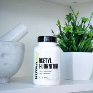 Nutrabio Acetyl L-Carnitine (ALCAR) Supplement, 500Mg - Support Natural Energy Production, Metabolic Management, and Overall Health, 90 Capsules