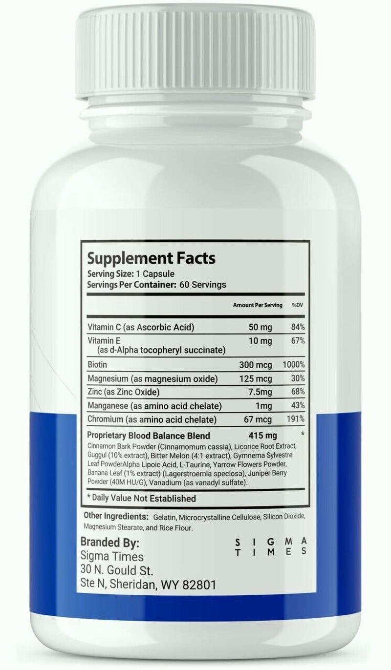 (3 Pack) Amiclear Capsules - Advanced Blood Sugar Support Formula