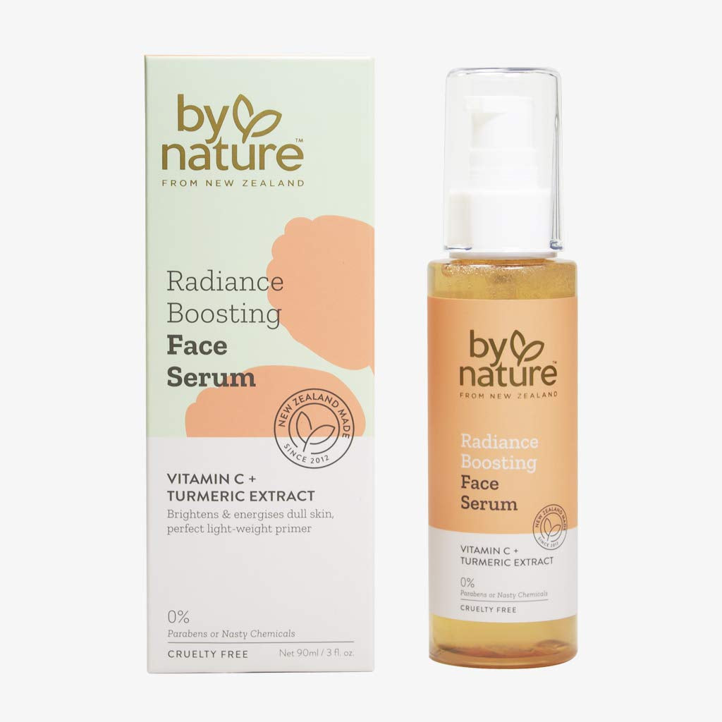 By Nature Radiance Boosting Face Serum with Vitamin C + Turmeric Extract 