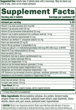 Megafood Men'S 55+ Advanced Multivitamin for Men - Doctor-Formulated -Choline, Vitamin D, Vitamin B12 – plus Real Food – Brain Health Supplement for Adults & Immune Support - 60 Tabs (30 Servings)