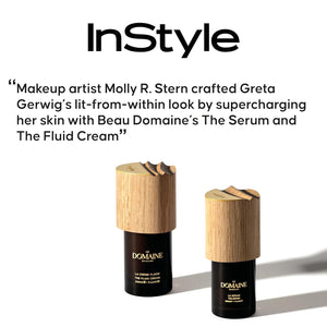 Le Domaine Fluid Face Cream | Anti-Aging Lightweight Moisturizer | Niacinamide & Patented Progr3® Treat Wrinkles | Natural Skincare for Normal & Combinatinon Skin | 50Ml