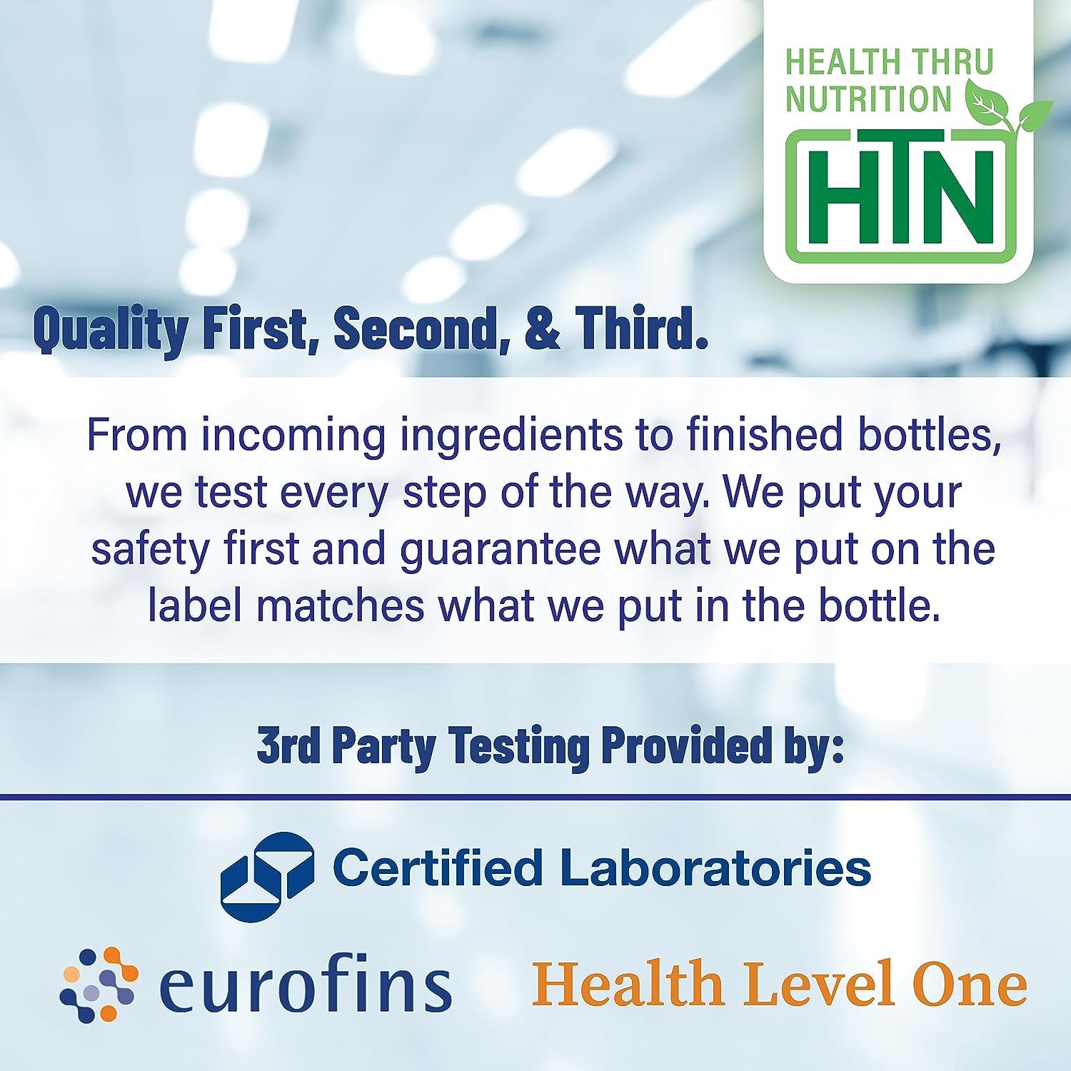 Health Thru Nutrition NAC N-Acetyl-Cysteine 600Mg 60 Capsules | Vegan Certified | the Purest NAC Supplement | Supports Healthy Lung, Liver Functions & Cellular Health | Non-Gmo Soy & Gluten Free
