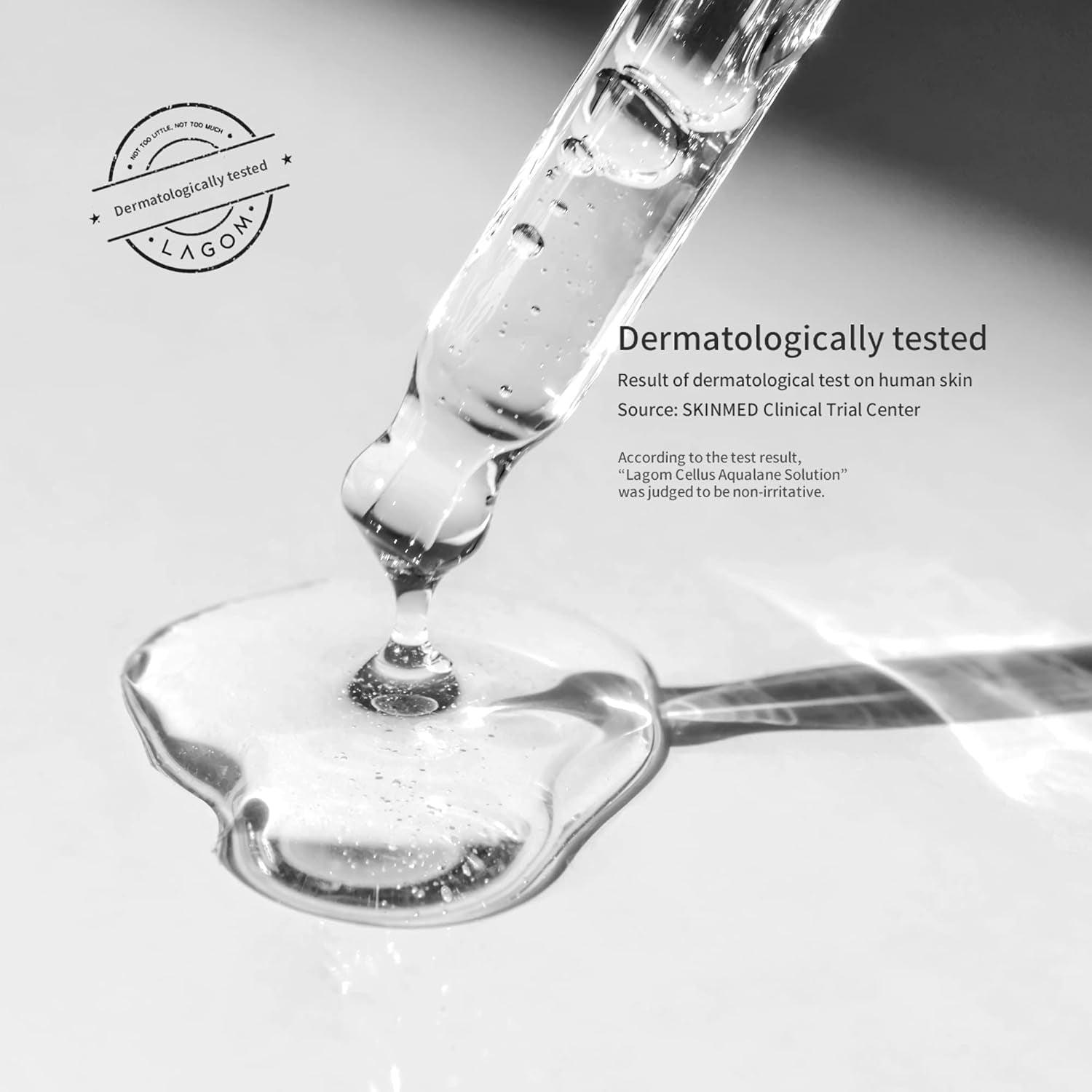 LAGOM Cellus Aqualane Solution Vegetable Squalane Essence Serum Natural Morning Face Texture Firmer Aquatide Tocopherol Enhancing Formula Sensitive Oily Dry Wrinkle Aging Skin 50Ml 1.69Oz 