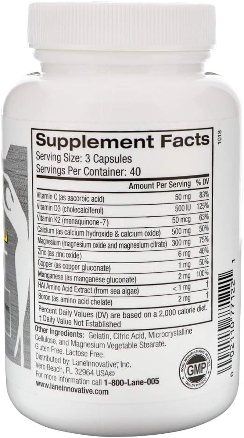 Lane Innovative - Advacal Ultra 1000, Bone Building Calcium, Including Vitamin D3 and Magnesium, Easy Absorption (40 Servings)