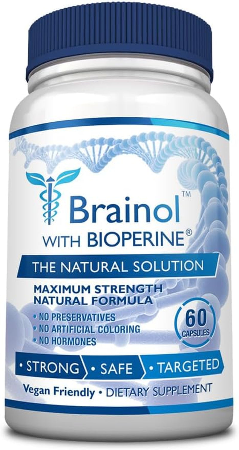 '- Targeted Brain Support Supplement - B Vitamins, Magnesium, Amino Acids, St. John'S Wort, Phosphatidylserine, Ginkgo Biloba - Vegan-Friendly - 60 