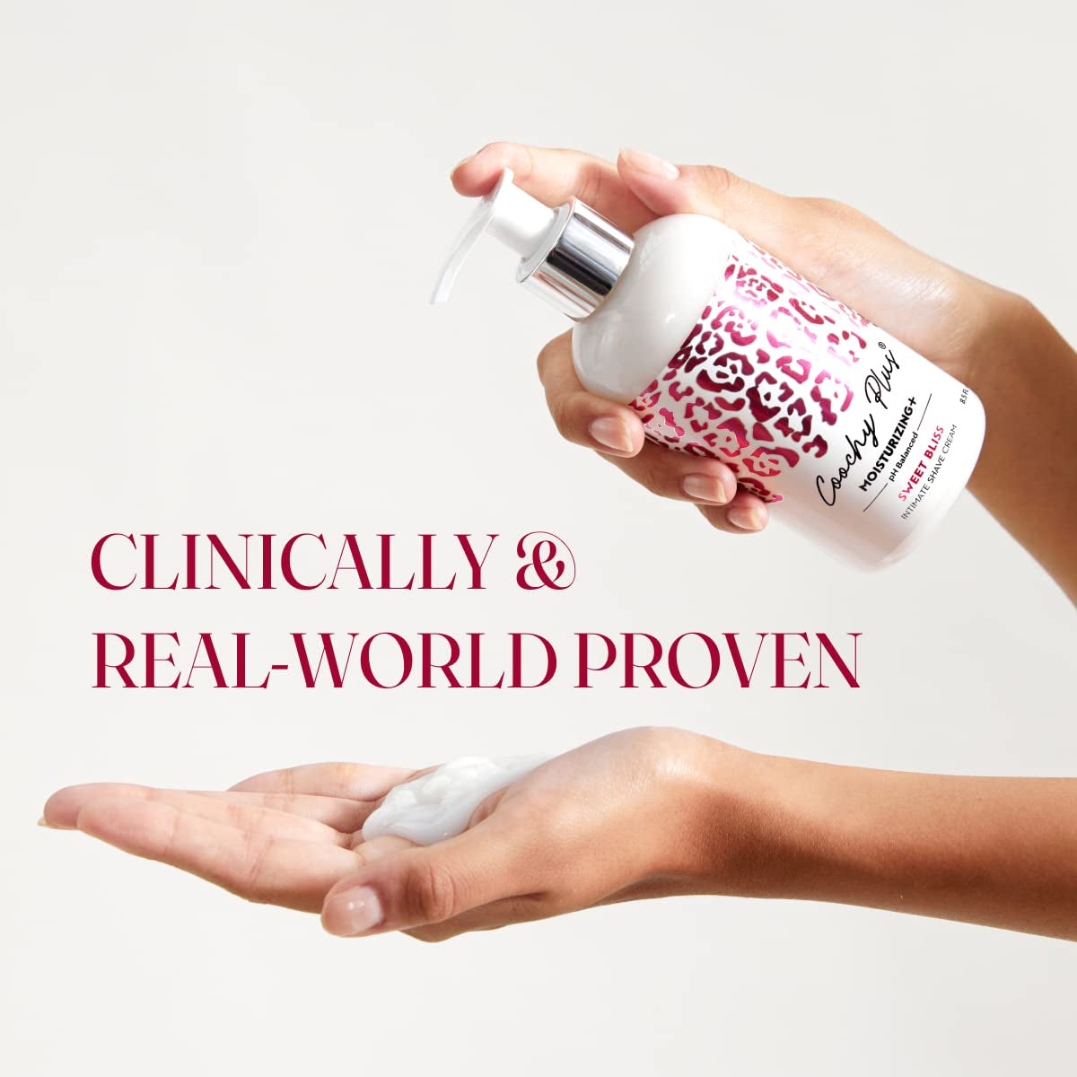 Coochy plus Intimate Shaving Cream MOISTURIZING plus SWEET BLISS for Pubic, Bikini Line, Armpit - Rash-Free with Patent-Pending Formula – Prevents Razor Burns & Bumps, In-Grown Hairs, Itchiness 3 Pack 