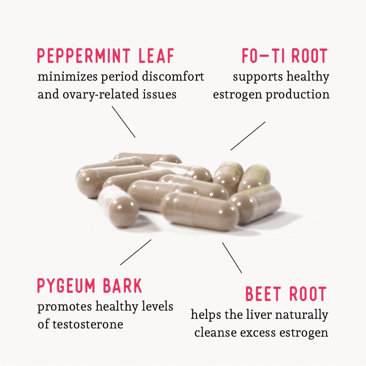 Lady Biz | Hormonal Balance for Women | Fertility & Menopause Support for Women, Estrogen & Mood Support. 120 Capsules, 30 Day Supply