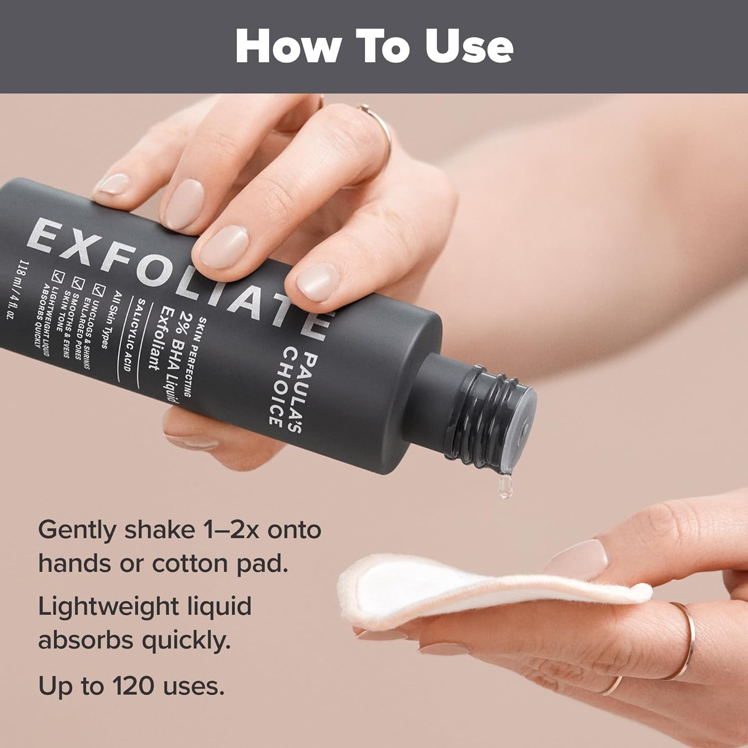 Paula'S Choice Skin Perfecting 2% BHA Liquid Salicylic Acid Exfoliant, Gentle Facial Exfoliator for Blackheads, Large Pores, Wrinkles & Fine Lines, Travel Size, 1 Fluid Ounce 