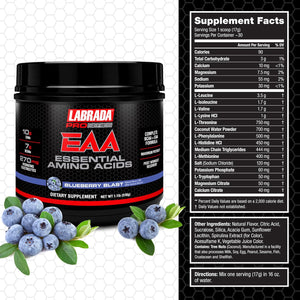 Labrada Pro Series EAA Maximum Potency Essential Amino Acid Hydrating Formula with Bcaas & Elecrolytes Recovery and Performance (Sour Gummy Bear)