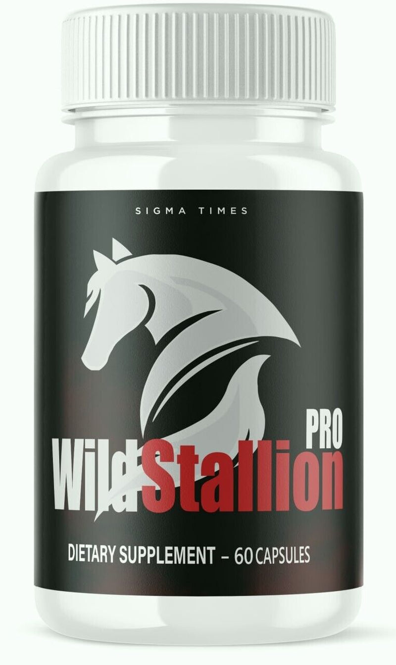 Wild Stallion Pro Performance Supplement for Men, Male Support Pills 60Ct 