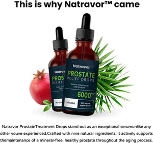 Natravor Prostate Treatment Drops, 2024 New Prostate Relief Drops for Men (4PCS)