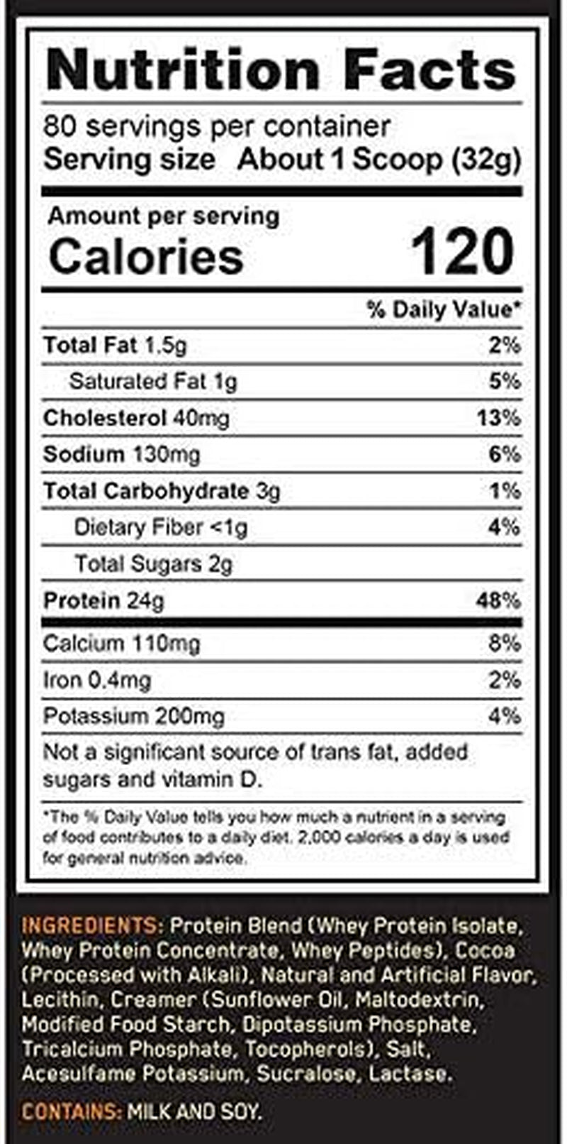 Optimum Nutrition Gold Standard 100% Whey Protein,(Vanilla) 80 Servings 