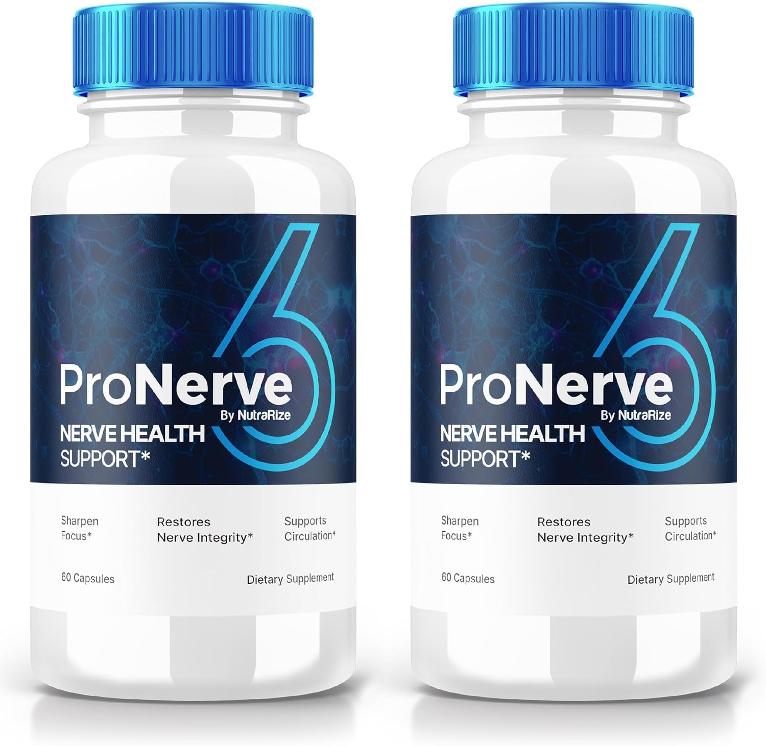 (2 Pack) Pronerve6 for Neuropathy, Pronerve 6 Advanced Nerve Support Supplement, Pro Nerve 6 Capsules for Nerve Health and Vitality, Pronerve6 Pastillas Reviews (120 Capsules)