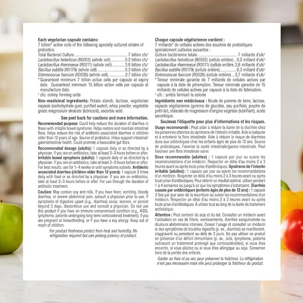 Webber Naturals Probiotic IBS Support, 30 Vegetarian Capsule