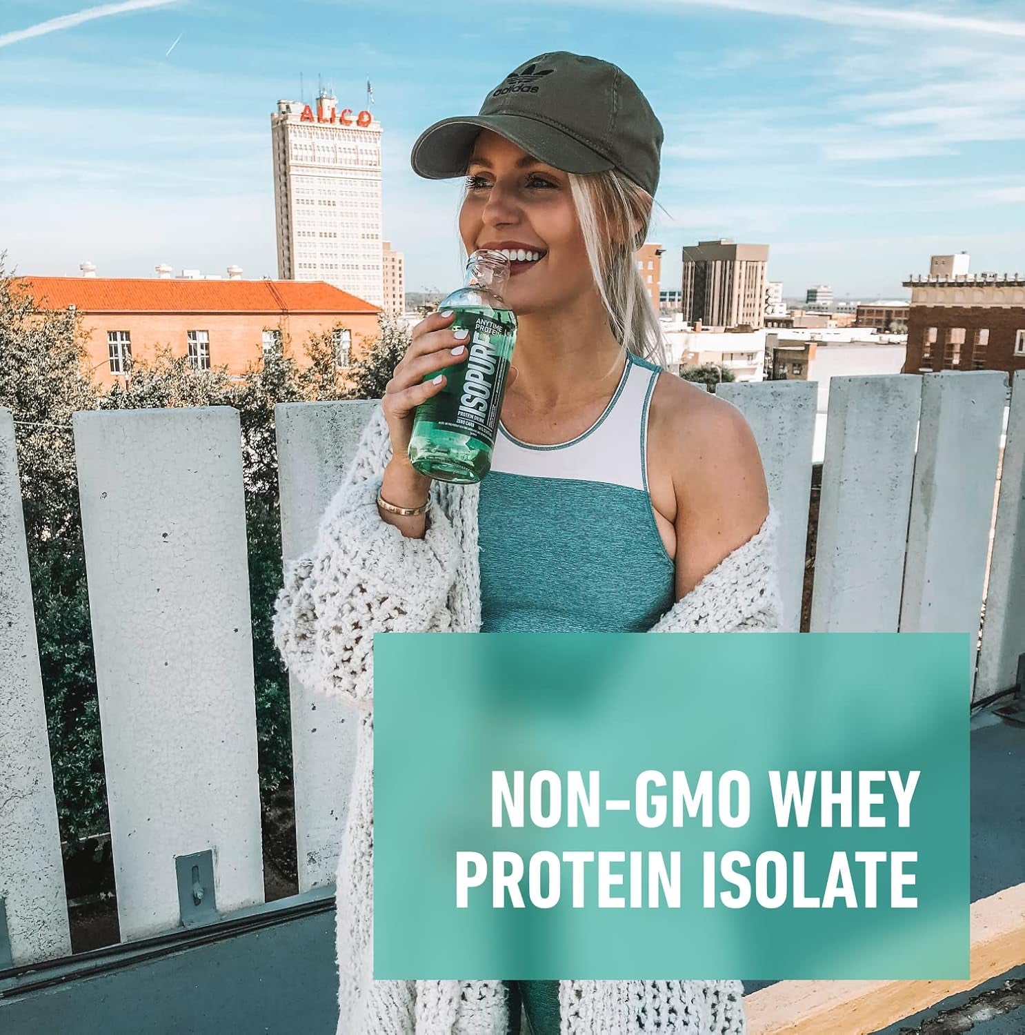 Isopure Zero Carb 32G Protein Ready-To-Drink, Whey Protein Isolate, Blue Raspberry, 16 Fl Oz (12 Bottles)