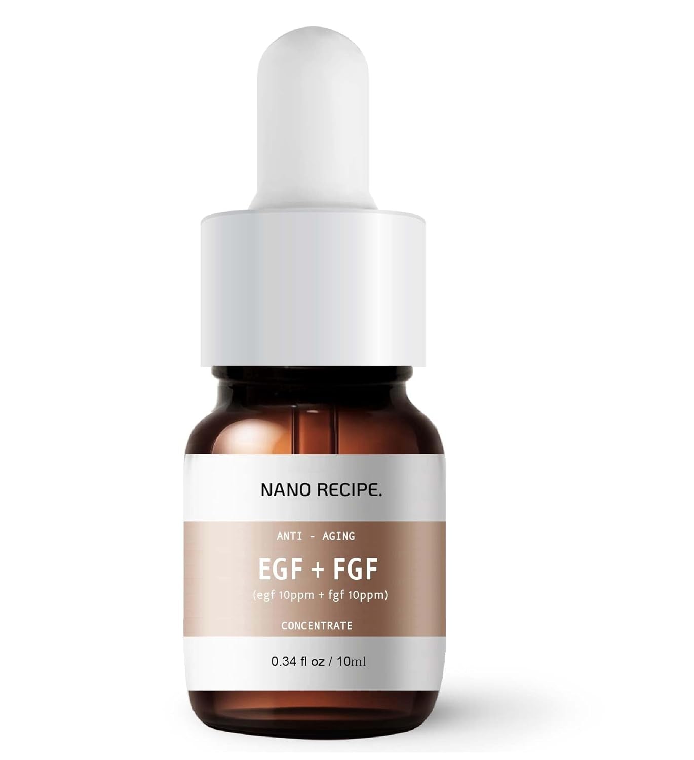 Korean EGF + FGF Liposome Concentrate Mix 2 Drops in Any Step of Your Skin Care Routine Improve Skin Elasticity and Wrinkle anti Aging Microneedling Serum 10Ml