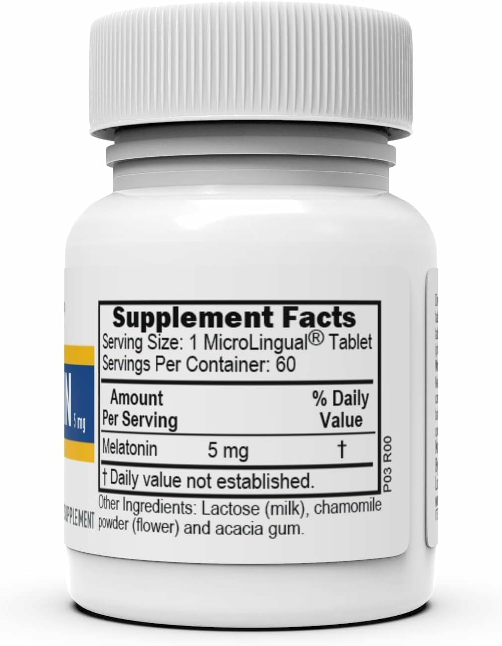 Superior Source Melatonin 3 Mg - Healthy Sleep Support Supplement for Adults - Melatonin Formula with Chamomile Aids Relaxation & Restful Sleep - 60 Sublingual Dissolving Tablets
